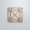 Ekena Millwork Extra Small Buxton Decorative Fretwork Wood Wall Panels, Cherry, 7 3/8"W x 7 3/8"H x 3/8"T WALW08X08X0375BUXCH - alternate 5